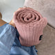 LullaLove filt/duk i merinoull butterfly peony