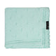 LullaLove Öppnarbunden babyfilt 80x100 cm daisy mint