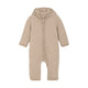 Huttelihut Overall för spädbarn Camel Melange