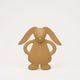 Moonie naturgummi-bitring för barn Cappuccino Rabbit