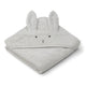 Liewood babyhandduk Albert Rabbit dumbo grå