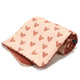 La Millou Cotto L babyfilt 110x140 cm Heartbeat Pink
