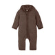 Huttelihut Overall för spädbarn Brown Melange