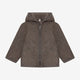 Huttelihut Barnjacka i merinoull Brown Melange