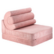Wigiwama Baby multifunktionell Flipster Pink Mousse sittpuff