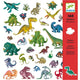Djeco Klistermärken 160 st. Dinosaurier
