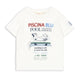 Konges Slojd kortärmad T-shirt Era Off White/Piscina för barn