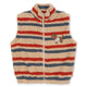 Barnväst med broderat Joddy Teddy Tangerine Stripe-tryck