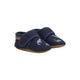 En Fant Ulltofflor med broderi Wool Slippers Dinosaur Navy