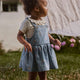 Lil' Atelier denimklänning för barn Medium Blue Denim EMB NMFFUNDA