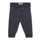 Huttelihut Joggingbyxor i ull Wollfleece Ombre Blue Melange