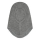 Huttelihut Elefanthuva för barn i ribbstickad ull Medium Grey Melange