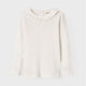 Lil' Atelier Långärmad t-shirt för flicka NMFRACHEL, Coconut Milk