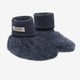 Huttelihut Babyskor i merinoull fleece Ombre Blue Melange