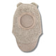 Huttelihut Balaclava i ull med öron Wool Teddy Camel Melange