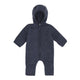 Huttelihut Ulloverall med huva Ombre Blue Melange
