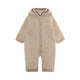 Huttelihut Babyoverall i merinoull Savannah Melange
