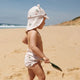 Liewood Barnsolhatt med öron Senia Peach Sea shell