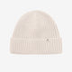 Huttelihut Mössa barn stickad ullmössa Beanie Sand Melange