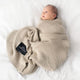 LullaLove Bambufilt stor 100x120 cm Milk Coffee beige