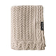 LullaLove Babyfilt i merinoull Beige Biscuit