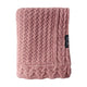 LullaLove Babyfilt i merinoull Cake Peony