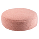 Wigiwama Plush barnpuff Ottoman Guava