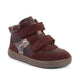 Froddo barfotaskor för barn, höga sneakers, Loop Red