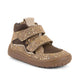 Froddo barfotaskor för barn, ankelhöga, Tex Autumn Glitter Brown