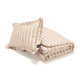 La Millou bomullssängkläder set XL ränder beige