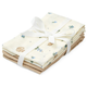 Cam Cam Copenhagen Muslin-blöjor, 4-pack Blåbär