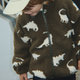 Konges Slojd barnfleecejacka Joddy Teddy GRS Dino-siluett