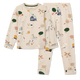 Liewood barnpyjamas Wilhelm Grow med Farmlife-print / Sandy