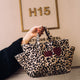 La Millou barnvagnsorganiserare quiltad orthalion Leopard Cream