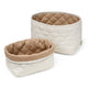 Cam Cam Copenhagen blöjförvaringsset med 2 stycken Classic Stripes Camel