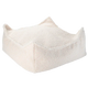 Wigiwama Square babysittpuff Ottoman Cream White