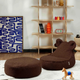 Wigiwama rund barnpall Warm Hazel Ottoman
