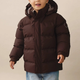 En Fant Quiltad barnjacka Quilt Solid Coffee Bean