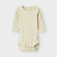 Lil' Atelier babyflickadress slim Turtledove Flower NBFGAGO