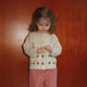 Konges Sløjd Barnkofta Belou Knit Cardigan Cream and Tulips